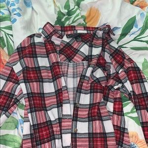 Red and White Flannel